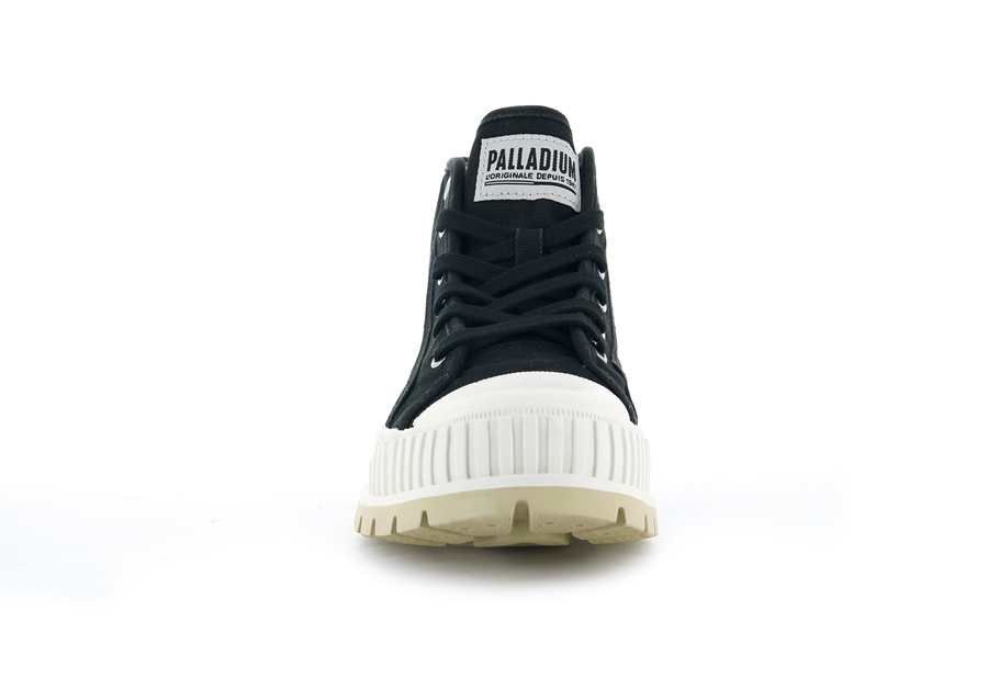 Palladium Pallashock Mid Og μαυρα ασπρα | DUQ1699IJ