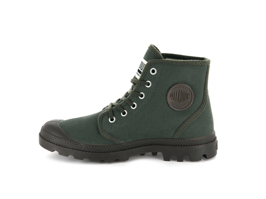 Palladium Pampa Hi Originale Ελιά μαυρα | FLB6014JT